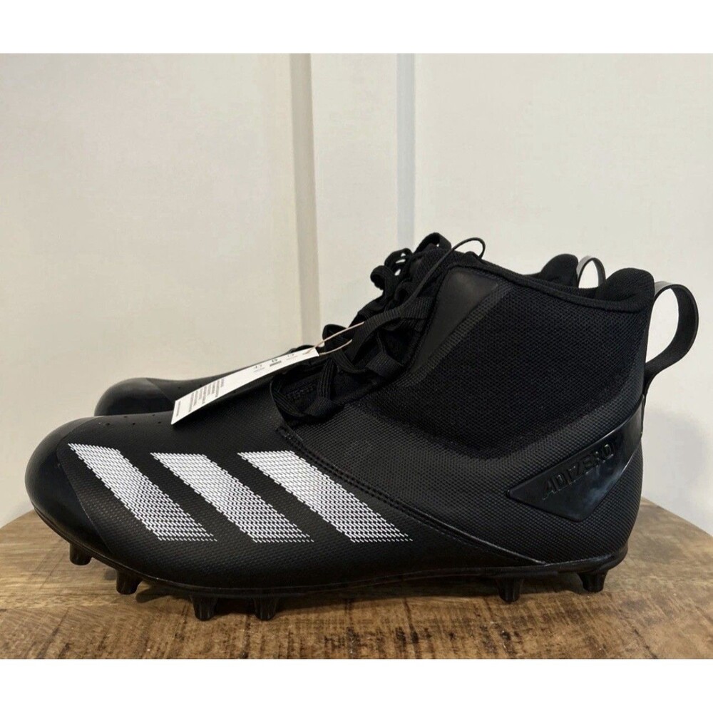 Size 15 Wide-Mens Adidas Adizero Chaos Black Lineman Football Cleats New IH0549